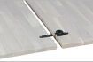 Miniatura Mesa extensible de roble blanco Sydney 9