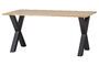 Miniatura Mesa Tablo de roble macizo Clipped