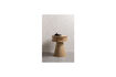 Miniatura Mesita de noche redonda MDF/Pino natural Karri 2