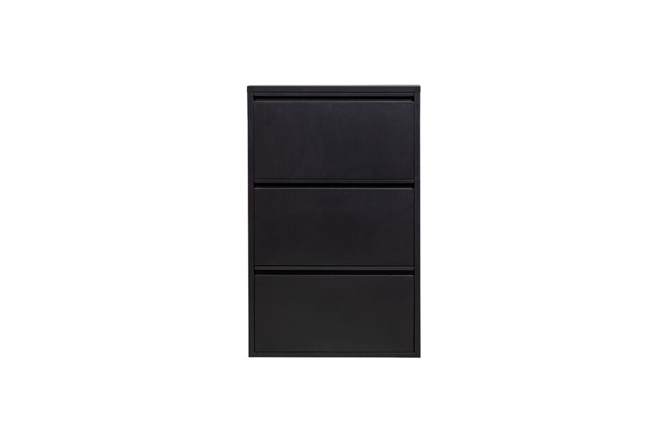 L\'armoire à chaussures Sabine dispose de trois compartiments de rangement pratiques