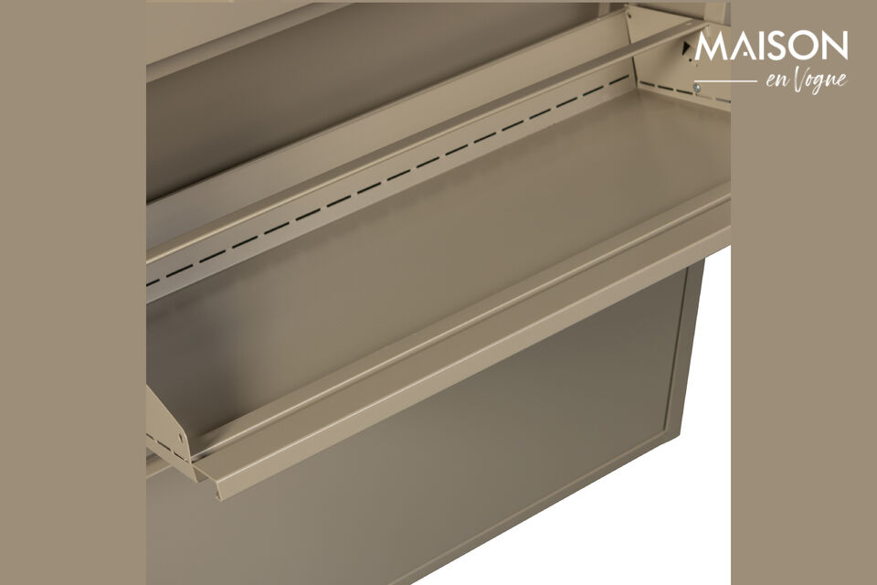 Dimensions  Hauteur : 103 cm Largeur : 66 cm Profondeur : 16 cm Hauteur des compartiments : 33 cm