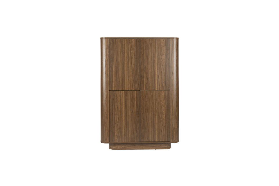 Meuble de rangement en bois noyer Almira White Label