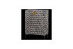 Miniature Meuble de rangement H108 cm manguier noir et blanc Menne 1