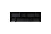 Miniature Meuble haut 200 cm pin noir New Gravure 2