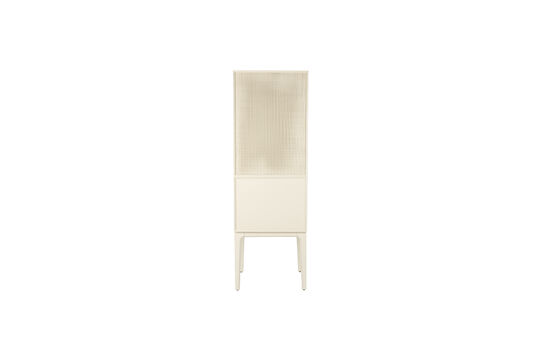 Meuble haut crème 1 porte avec niche June