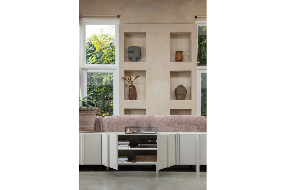 Un style creatif Design scandinave intemporel Fabrique en bois de pin certifie FSC H 53 cm x L 200