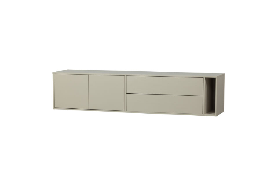 Meuble TV 200 cm en pin Dust SETTLE DOWN Vtwonen