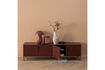 Miniature Meuble TV 200 cm pin rouge bordeaux Gunnar 3