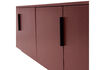 Miniature Meuble TV 200 cm pin rouge bordeaux Gunnar 8