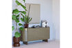 Miniature Meuble TV/buffet MDF vert brillant Liora 2