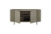 Miniature Meuble TV/buffet MDF vert brillant Liora 5