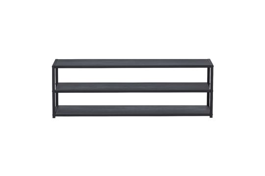Meuble tv en métal noir Teun