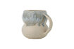 Miniature Milk jug 1500 ml in blue stoneware Luna 4