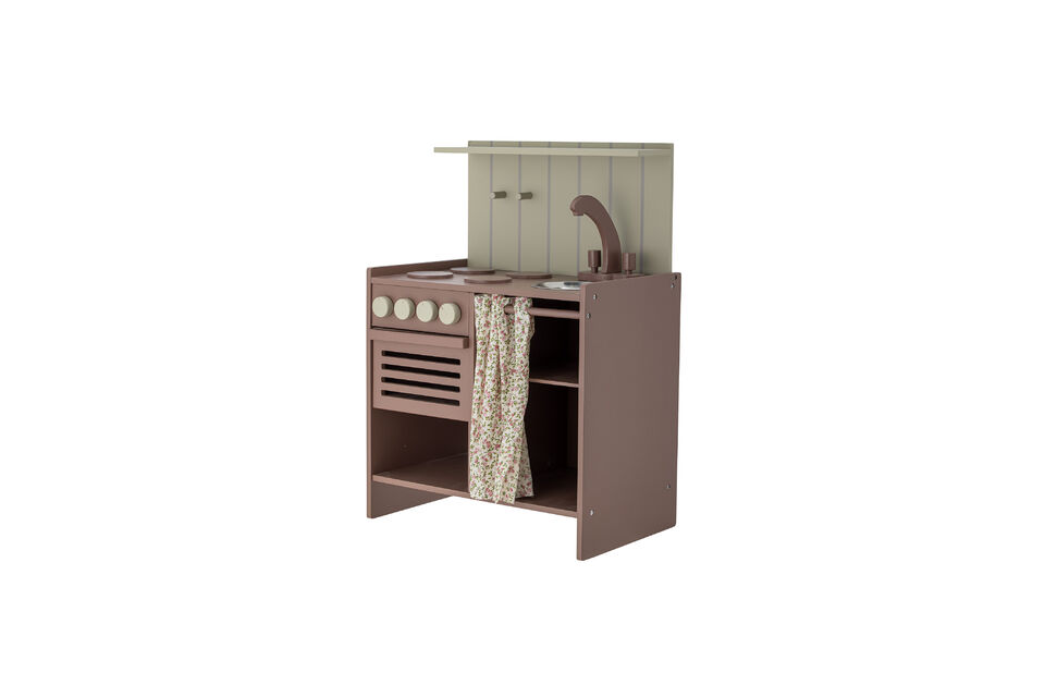 Mini cuisinière pour enfant en MDF marron FSC® Pippi - 6