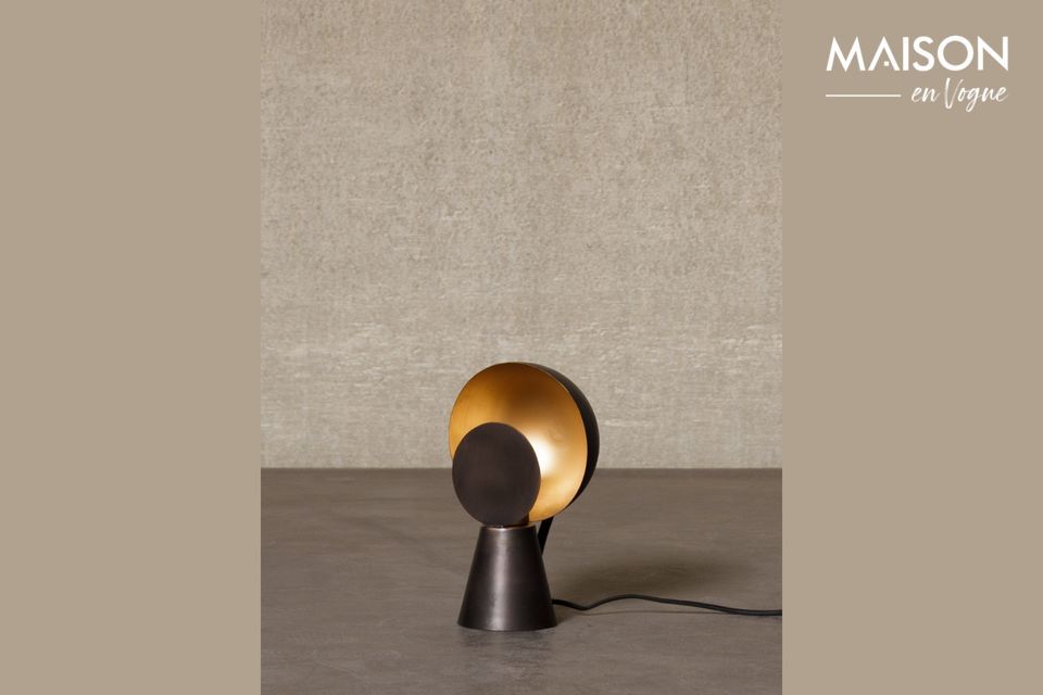 Mini lampe Hide & Seek noir et or Chehoma