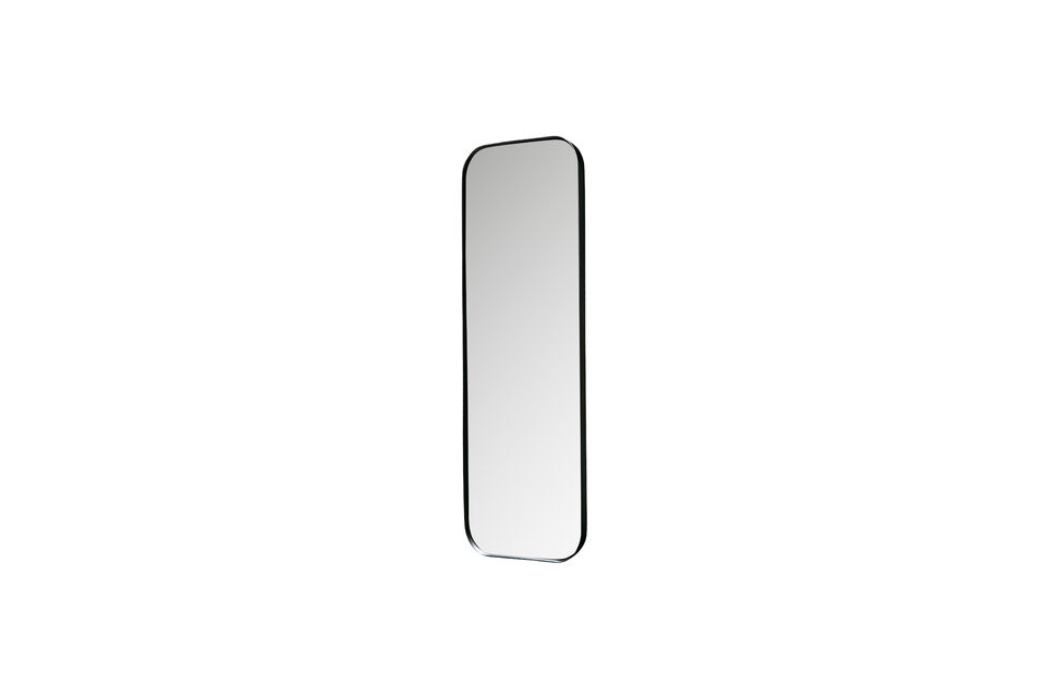 Miroir 170x40 cm métal noir Doutzen Woood