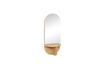Miniature Miroir avec étagère en bois beige Nomade 3