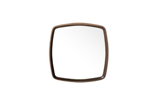 Miroir carré en métal cuivre Rétro