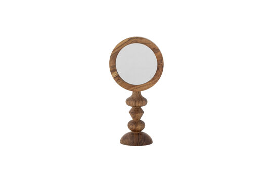 Miroir de table 20x40 cm en acacia marron Malukka
