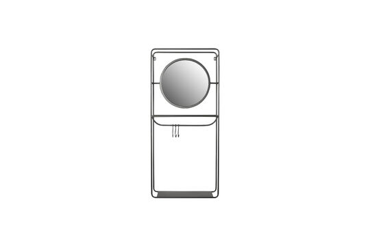 Voir la fiche produit miroir en acier noir Duco Miroir en acier noir Duco