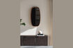 Miniature Miroir en bois beige Nyko 2