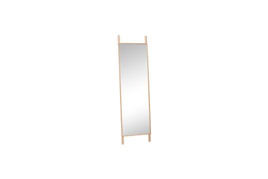 Miroir en bois de chêne clair Lean Détouré