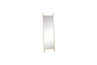 Miroir en bois de chêne clair Lean