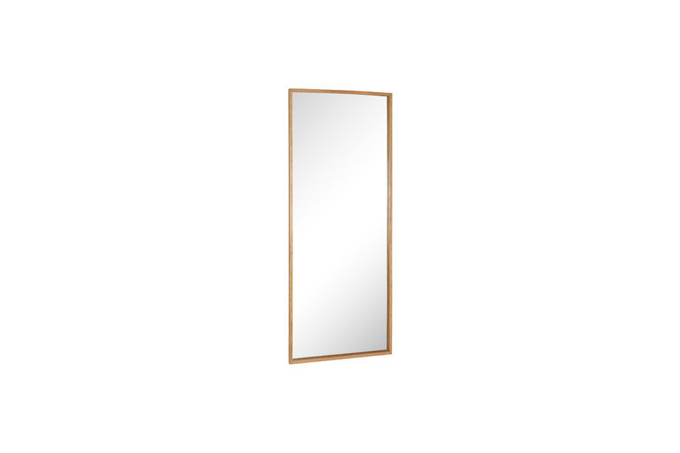 Miroir en bois de chêne naturel Glimpse Hübsch