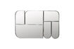 Miniature Miroir en fer beige Glamour 10