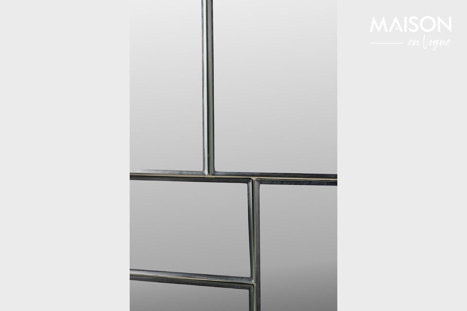 Miroir en fer beige Glamour - 12