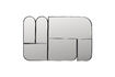 Miniature Miroir en fer brun Glamour 12