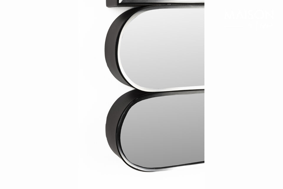 Miroir en fer brun Glamour - 18