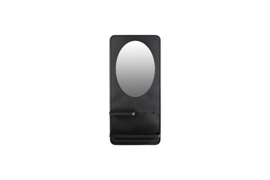 Miroir en fer noir Pascal