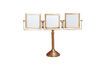 Miniature Miroir en laiton or Laiton 2