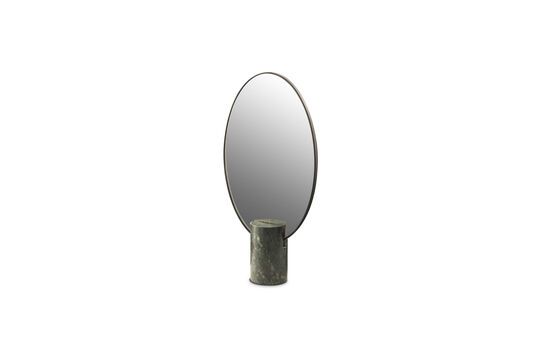 Miroir en marbre vert Oval Détouré