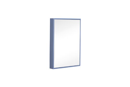 Miroir en métal bleu Shine