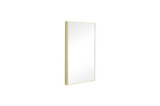 Miroir en métal jaune Shine Détouré