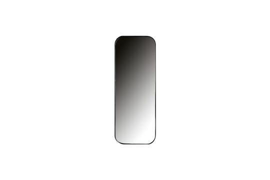 Miroir en métal noir 110x40cm Dirkje Détouré