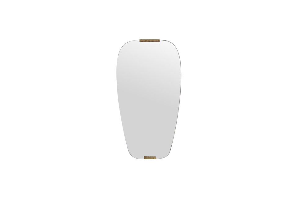 Miroir ovale 100 cm laiton doré HDClips House Doctor