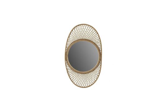 Miroir ovale en bambou Moon