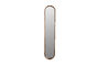 Miniature Miroir ovale en hévéa marron Nyko Détouré