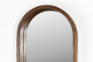 Miniature Miroir ovale en hévéa marron Nyko 3