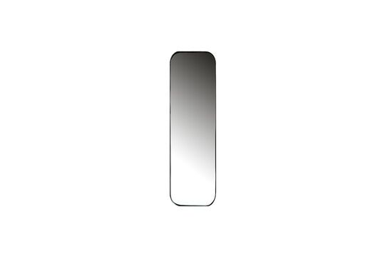 Miroir rectangulaire en métal noir Doutzen Détouré