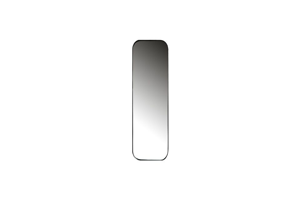 Miroir rectangulaire en métal noir Doutzen Woood