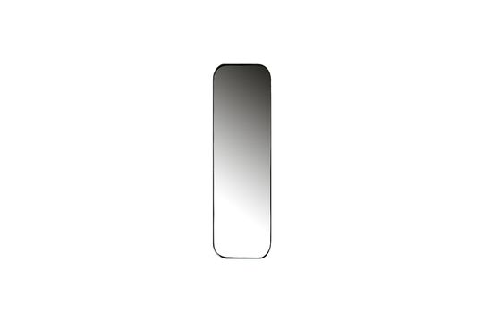 Miroir rond en métal noir Doutzen