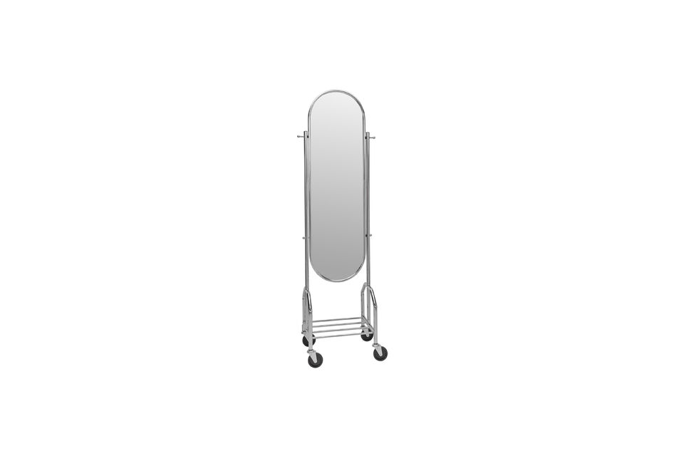 Miroir sur pied argenté HDImage House Doctor
