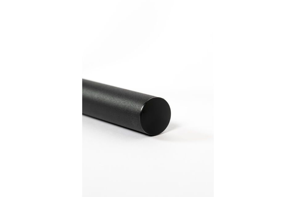 Miroir sur pied en acier noir Tess - 9