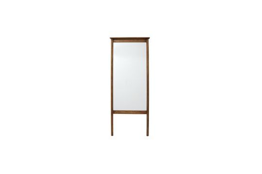 Miroir sur pied Wasia avec cadre en bois