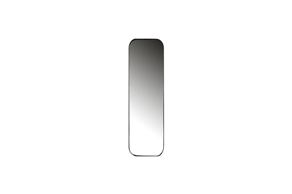 Small round metal mirror for interior decoration
