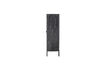 Miniatura Mobile 85x150 cm in mogano e rattan nero Marikka 5